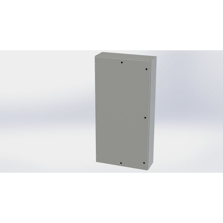 Saginaw Control & Engineering 1/4 Turn Latch Electrical Enclosures, 72 in H, 12 in D, 36 in W, NEMA 3R, 4, 12, 13, Carbon Steel SCE-72EL3612LP